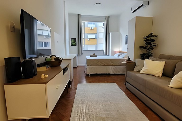 Loft Inteiro Copacabana Decorado 2 quadras da praia