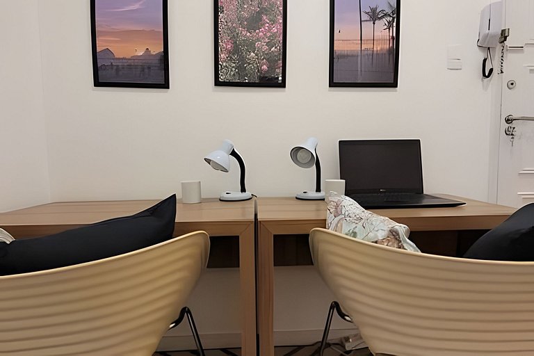 Loft Inteiro Copacabana Decorado 2 quadras da praia