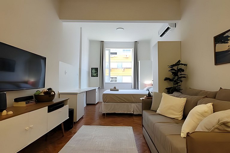 Loft Inteiro Copacabana Decorado 2 quadras da praia